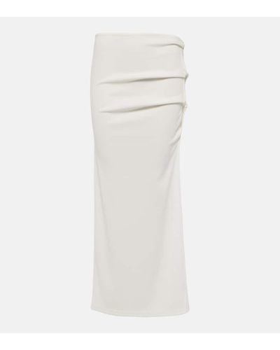 Christopher Esber Cutout Jersey Maxi Skirt - White