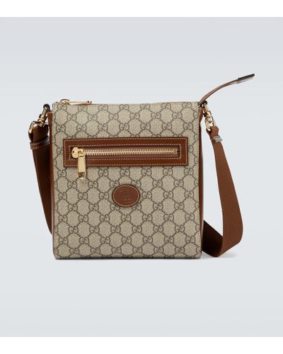 Gucci Borsa A Tracolla GG Supreme - Marrone