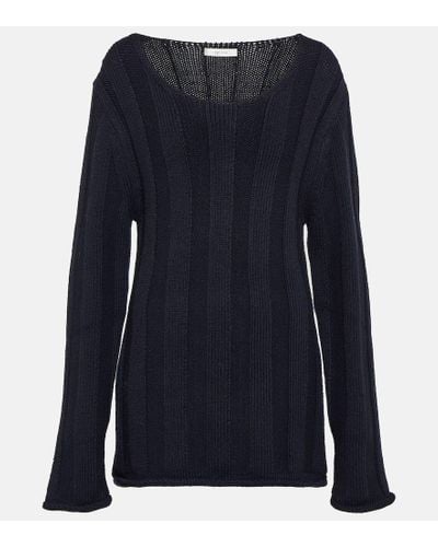 The Row Pullover aus Wolle - Blau