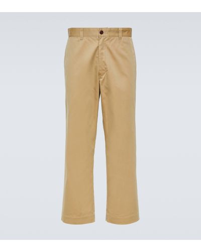 Junya Watanabe X Brooks Brothers – Pantalon chino en coton melange - Neutre
