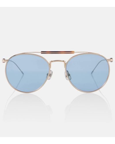 Brunello Cucinelli Round Sunglasses - Blue