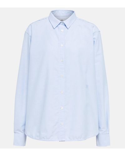 Totême Cotton Poplin Shirt - Blue