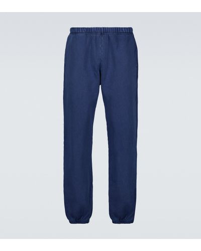 Les Tien Pantalones de chándal de algodón - Azul