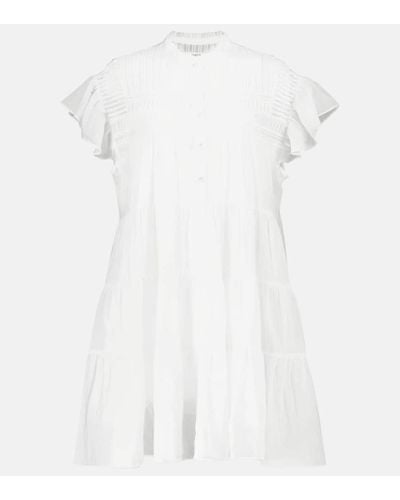 Isabel Marant Lanikaye Cotton Minidress - White