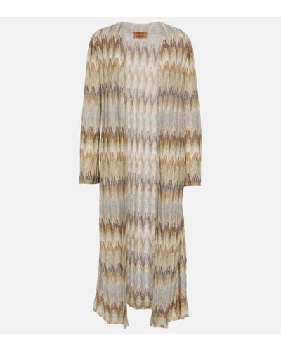 Missoni Cardigan a zig-zag - Neutro