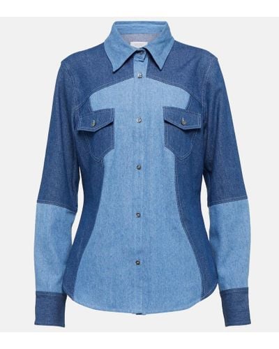 Gabriela Hearst Camicia di jeans - Blu