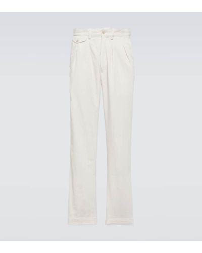 Polo Ralph Lauren Pantalones rectos de pana - Blanco