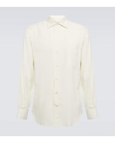 Loro Piana Andre Silk Shirt - White