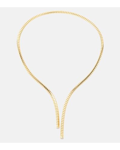 Marina B Halskette Trisolina aus 18kt Gelbgold mit Diamanten - Natur