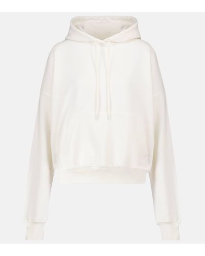 Wardrobe NYC Sweat-shirt Release 03 a capuche en coton - Blanc
