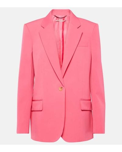 Stella McCartney Wool Blazer - Pink