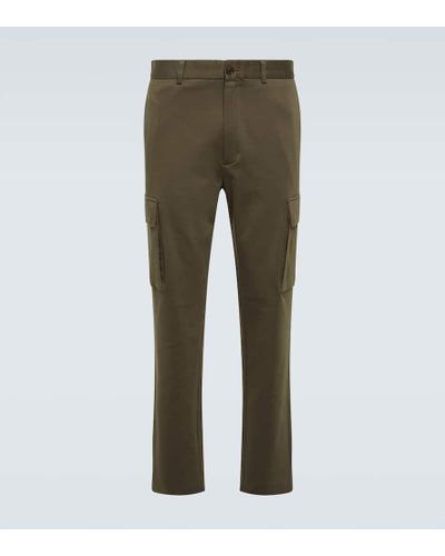 Moncler Pantaloni chino in raso - Verde