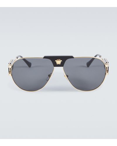 Versace Gafas de sol de aviador Special Project - Gris