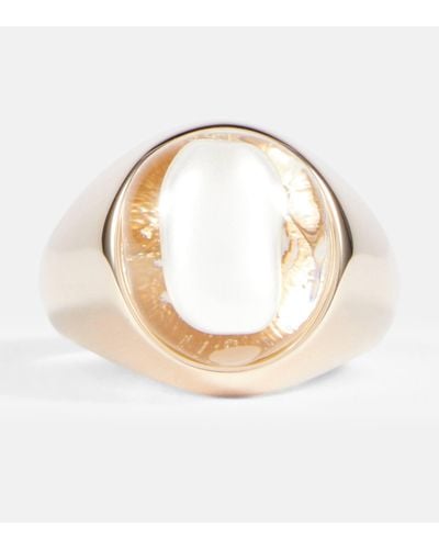 Chloé Chloe Darcey Faux Pearl Ring - White