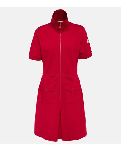 Moncler Jersey Minidress - Red