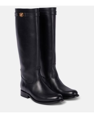 Versace Bottes Medusa '95 en cuir - Noir