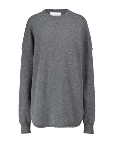 Extreme Cashmere Pullover N° 53 Crew Hop - Grau
