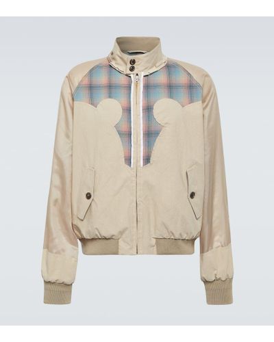 Maison Margiela Chaqueta Pendleton en mezcla de algodon - Neutro