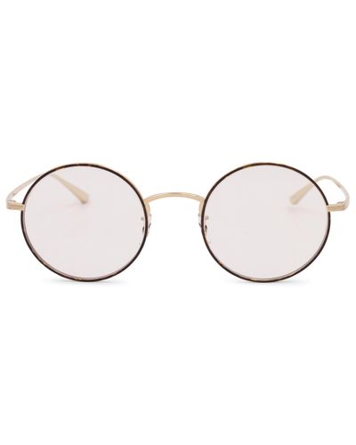 The Row X Oliver Peoples After Midnight Round Glasses - Brown