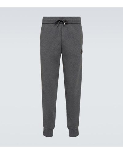 Moncler Pantalones deportivos de algodon - Gris