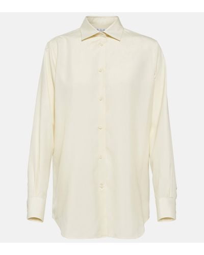 Loro Piana Silk Shirt - White
