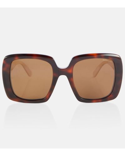 Moncler Blanche Square Sunglasses - Brown