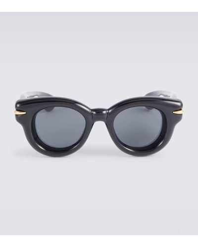 Loewe Gafas de sol redondas Inflated - Azul