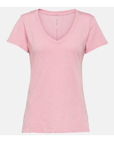 Velvet Lilith Cotton Jersey T-shirt - Pink