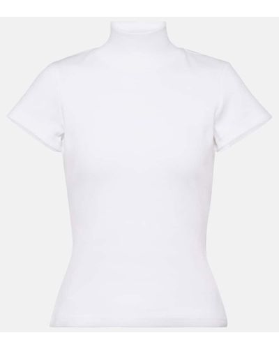 Alaïa Top in jersey - Bianco