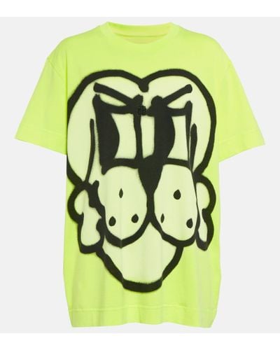 Givenchy X Chito - T-shirt in jersey di cotone con stampa - Verde