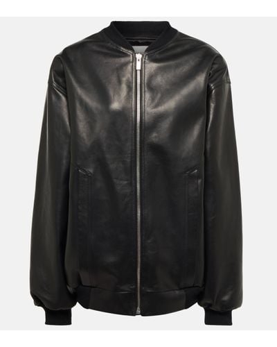 Magda Butrym Leather Jacket - Black