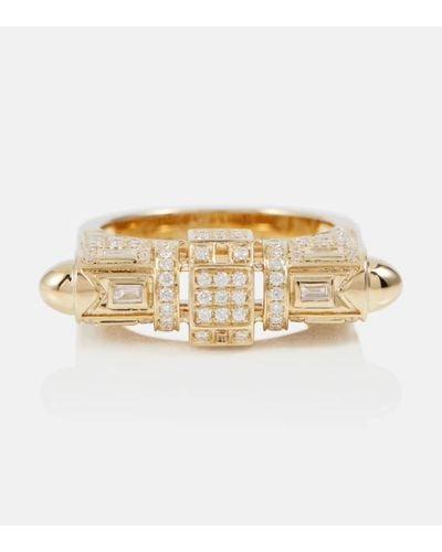 Rainbow K Majesty 14kt Gold Ring With Diamonds - Metallic