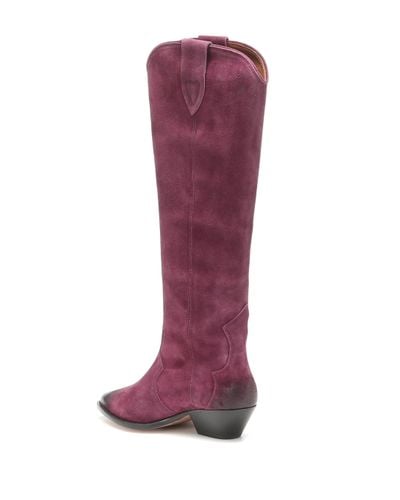 isabel marant denvee suede boot