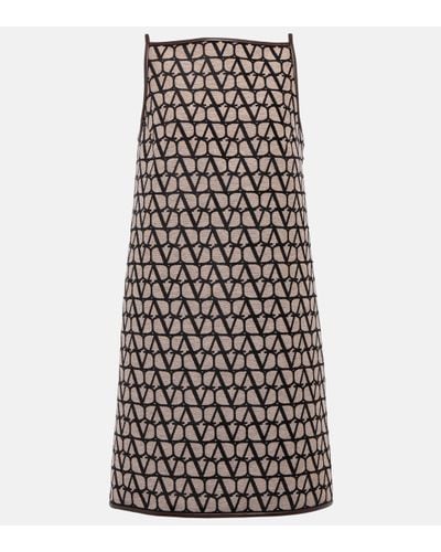 Valentino Toile Iconographe Minidress - Brown