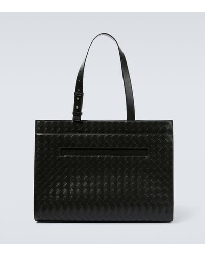 Bottega Veneta Leather Tote Bag - Black