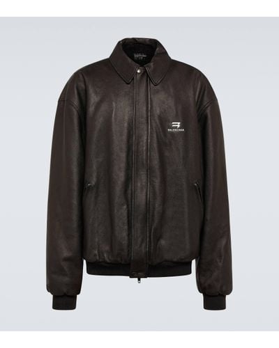 Balenciaga Shearling Jacket - Black