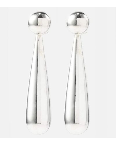 Sophie Buhai Angelika Small Sterling Silver Earrings - White