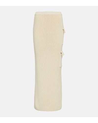AYA MUSE Zerene Belted Maxi Skirt - Natural