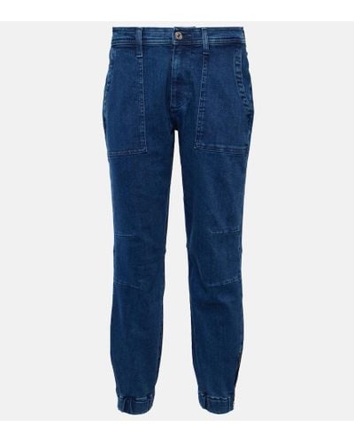 7 For All Mankind Cargo-Jeans - Blau
