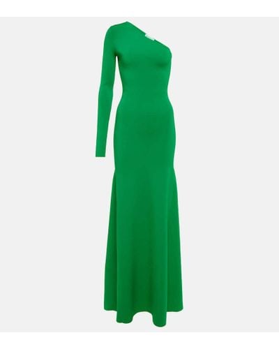 Victoria Beckham Vestido largo de punto - Verde