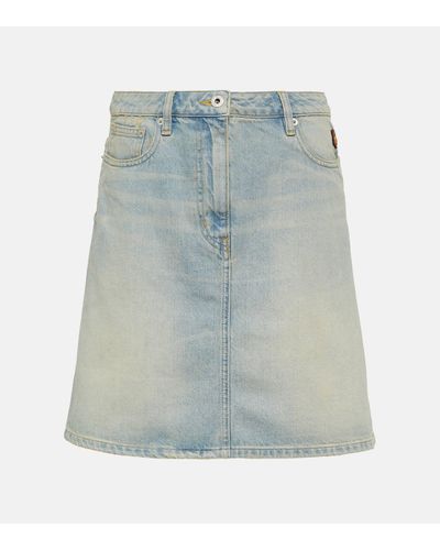 KENZO Denim Miniskirt - Blue