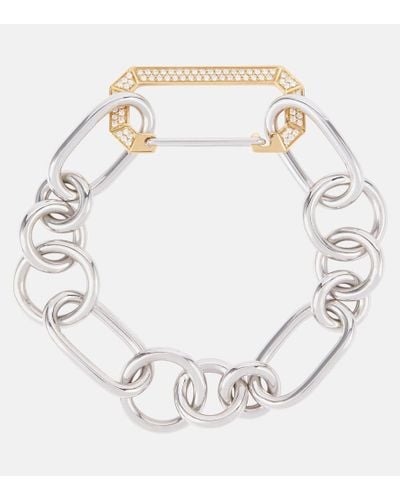 Eera Bracciale Lucy in oro 18kt con diamanti - Metallizzato