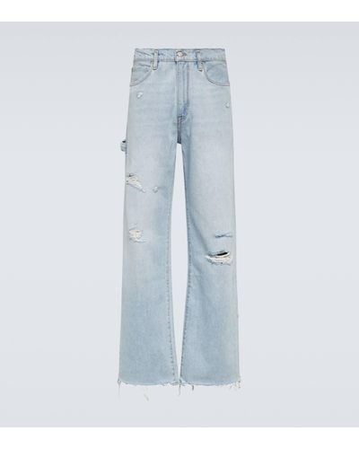 ERL Jean a taille basse Stay Loose - Bleu