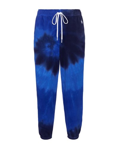 Polo Ralph Lauren Tie-dye Cotton Jersey Joggers - Blue