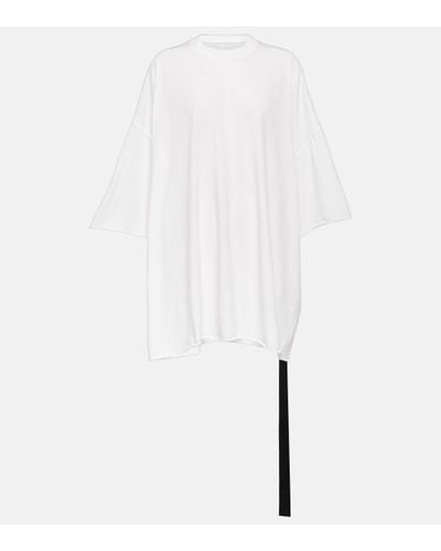 Rick Owens Drkshdw Tommy Cotton Jersey T-shirt - White