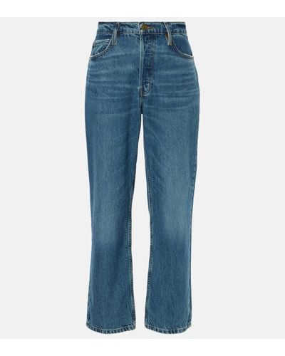 FRAME The Slouchy Straight Jeans - Blue