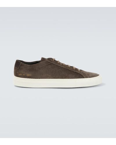 Common Projects Achilles Suede Sneakers - Gray