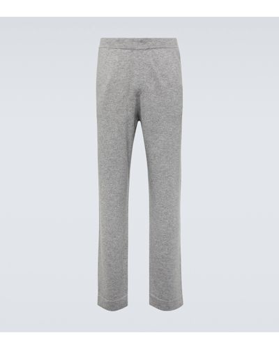 Allude Cashmere Joggers - Grey