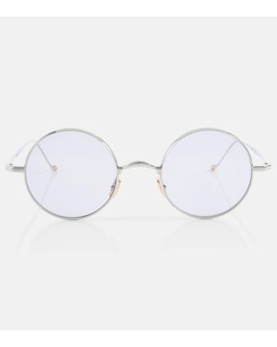 Jacques Marie Mage Diana Round Sunglasses - Metallic
