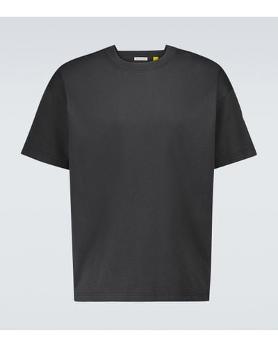 Moncler Genius 4 Moncler Hyke Logo Cotton T-shirt - Black